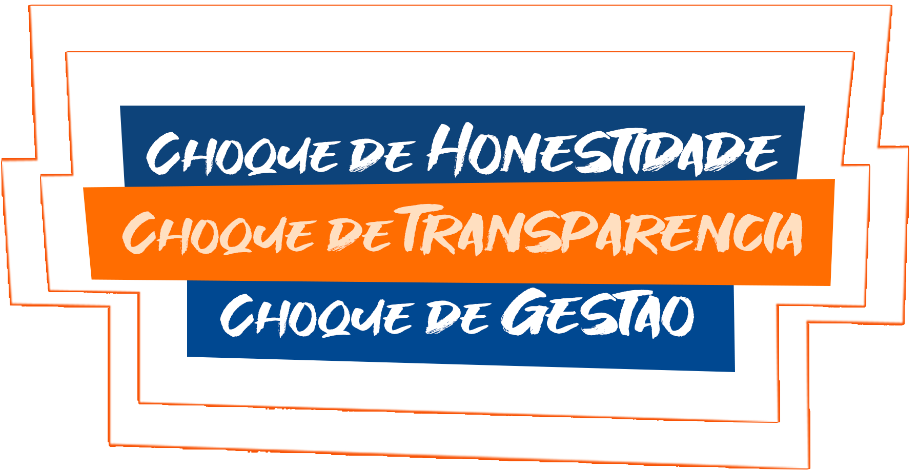 Choque de Honestidade, Choque de Transparência, Choque de Gestão